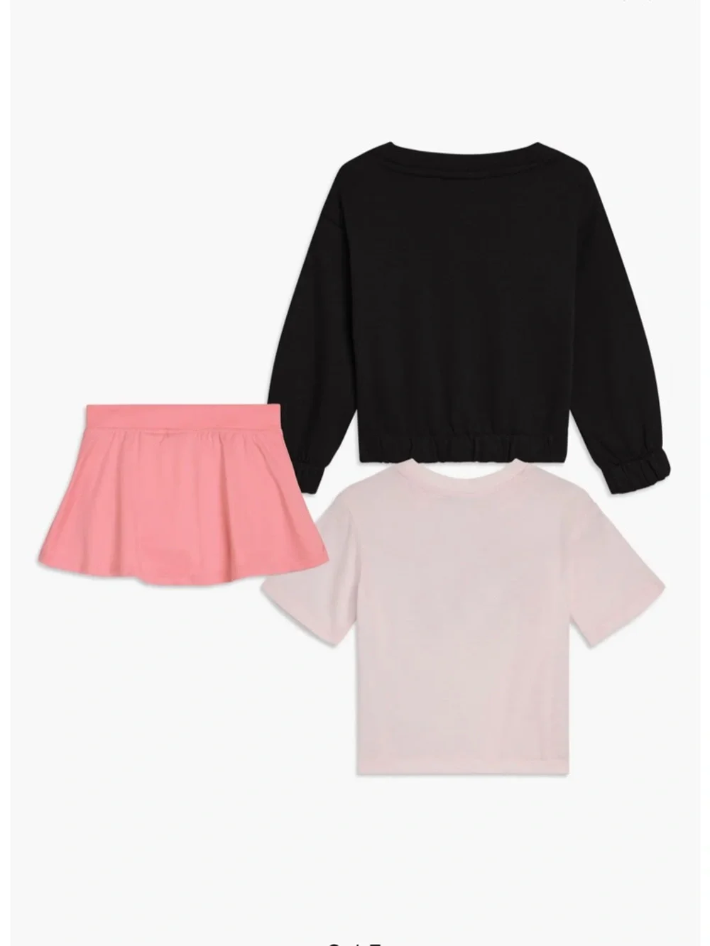 Puma Girls 3-Piece Active Skort, Sweatshirt & T-Shirt Set - Large - Picture 2 of 5